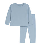 Toddler Pajamas Bamboo, Dusty Blue #color_dusty blue