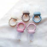 Fruit Pacifier, Starting Solids, Baby Bliss #color_caramel,almond,dusty rose,dusty pink,dusty teal